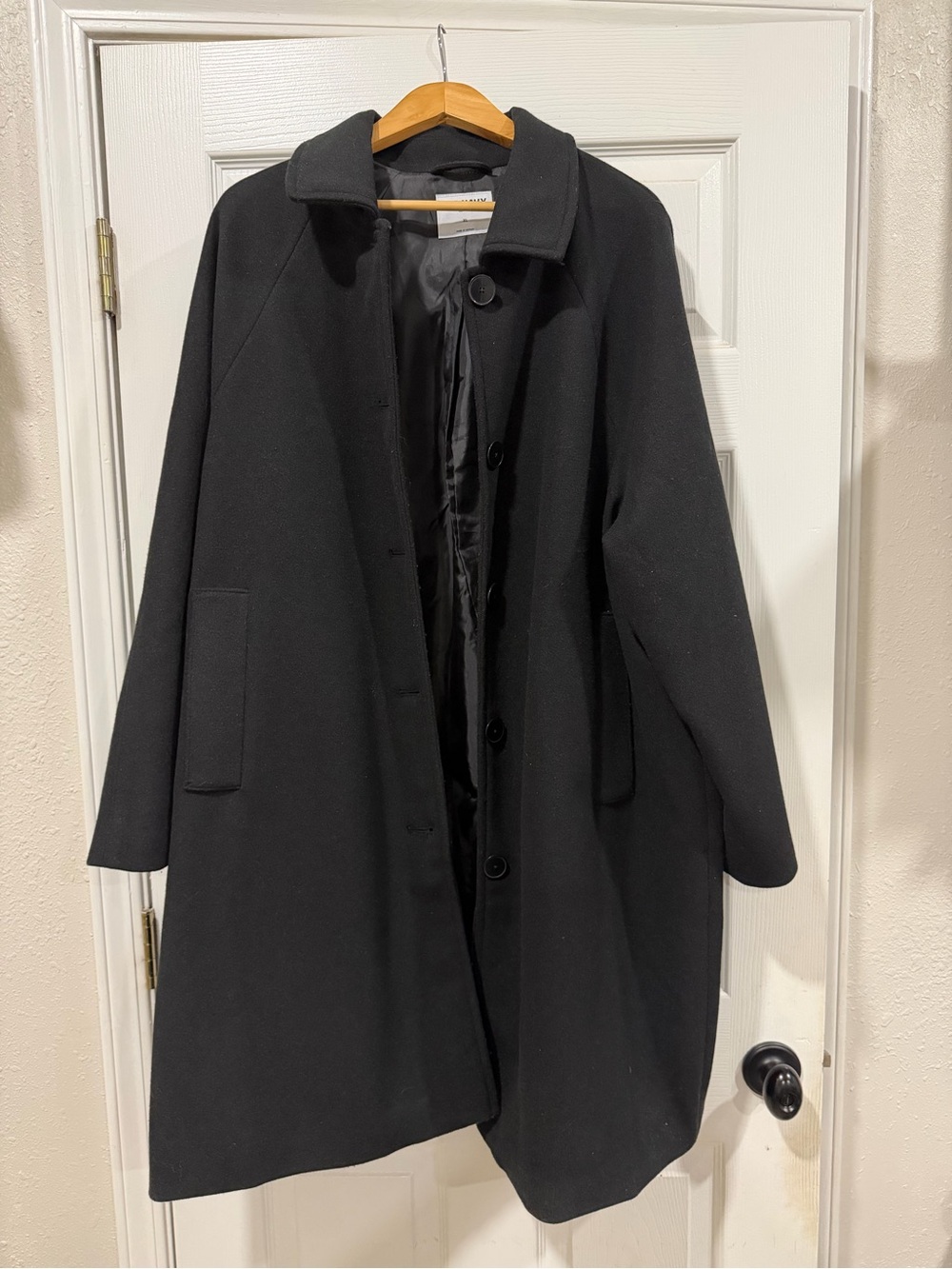 Old Navy Black Trench Coat